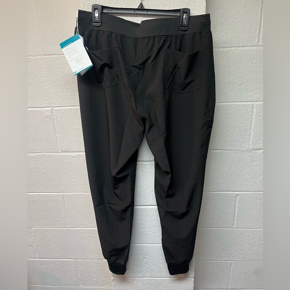 309 Black Scrub Jogger Pants - Picture 4 of 7